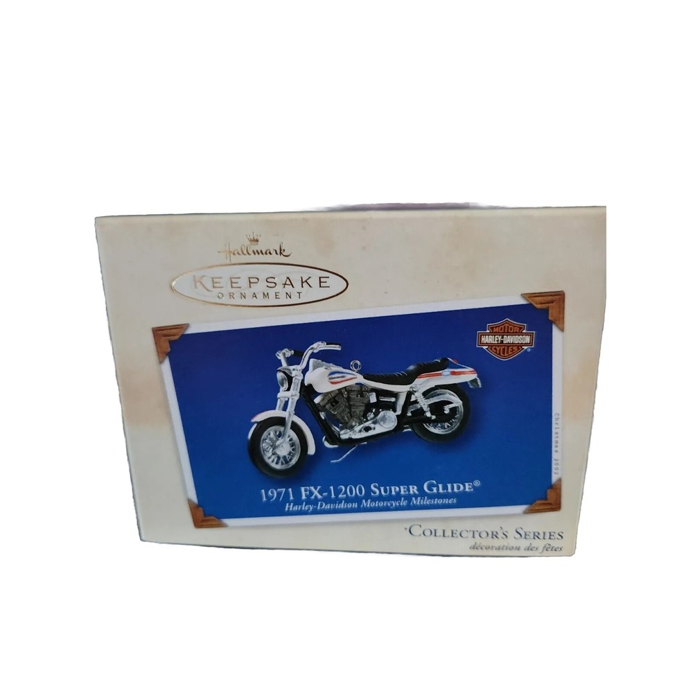 Hallmark Keepsake 2002 Harley-Davidson 1971 FX-1200 Super Glide Ornament QX8106